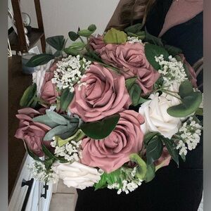 Bridal Bouquet, Faux flowers.